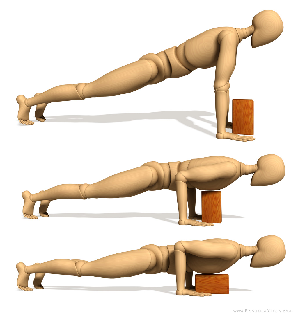 6. Postura do Bastão em Quatro Apoios (Chaturanga Dandasana);